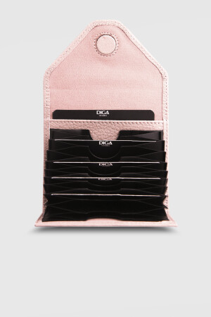 1007 Model Gerçek Deri Pudra Şeffaf Kartlık - DİGA