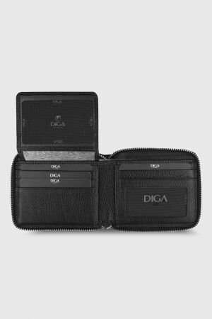 103 Model Gerçek Deri Siyah Cüzdan - DİGA