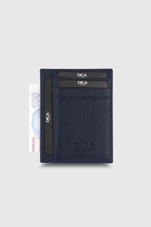 1092 Model Gerçek Deri Lacivert Kartlık - DİGA