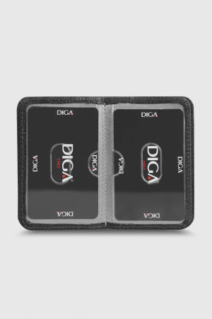 1169 Model Gerçek Deri Siyah Kartlık - DİGA
