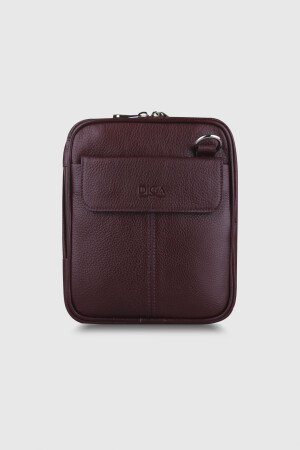 1766 Model Gerçek Deri Bordo Çanta - DİGA