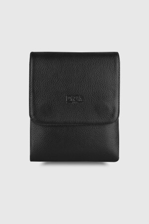 1797 Model Gerçek Deri Siyah Çanta - DİGA