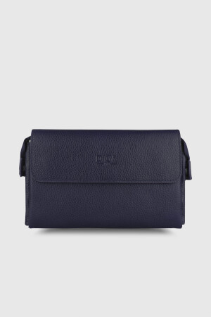 1835 Model Gerçek Deri Lacivert El Portföy Çanta - DİGA