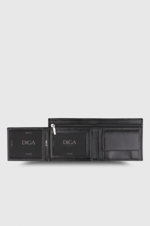 187 Model Gerçek Deri Siyah Cüzdan - DİGA