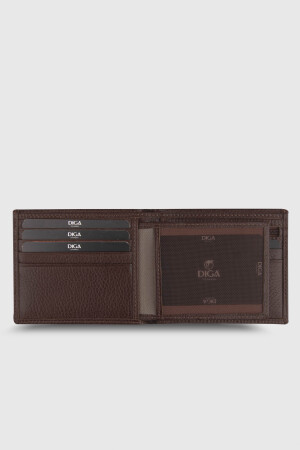 27 Model Gerçek Deri Kahverengi Cüzdan - DİGA