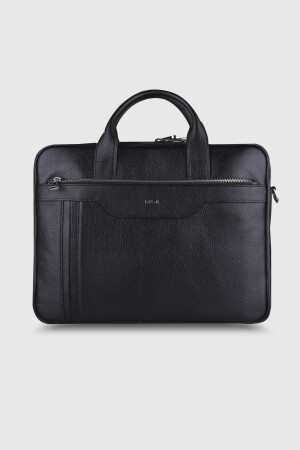 3003 Model Gerçek Deri Siyah Laptop Çantası - DİGA