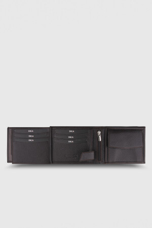 50 Model Gerçek Deri Kahverengi Cüzdan - DİGA