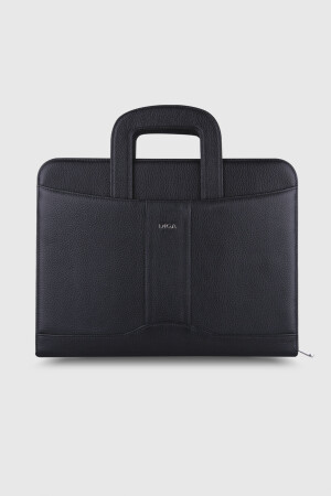 5001 Model Gerçek Deri Siyah Evrak Çantası - DİGA
