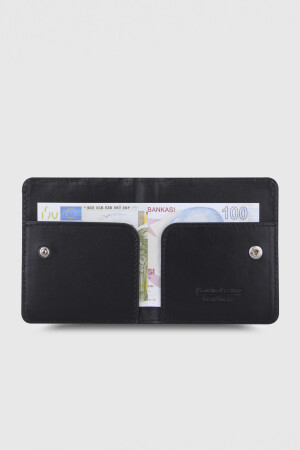5239 Model Gerçek Deri Çuval Baskılı Siyah Kartlık - DİGA