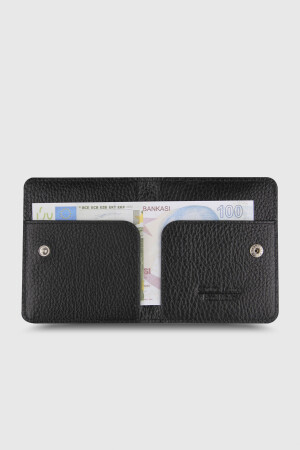 5239 Model Gerçek Deri Siyah Kartlık - DİGA