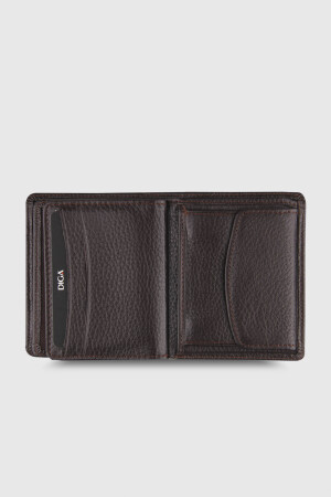 703 Model Gerçek Deri Kahverengi Cüzdan - DİGA