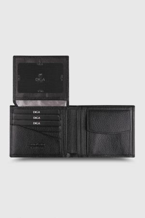 743 Model Gerçek Deri Siyah Cüzdan - DİGA