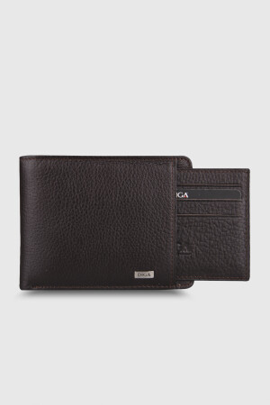 788 Model Gerçek Deri Kahverengi Cüzdan - DİGA