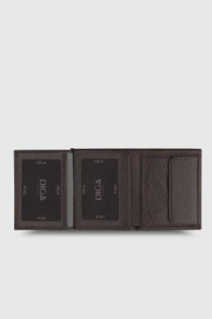 79 Model Gerçek Deri Kahverengi Cüzdan - DİGA