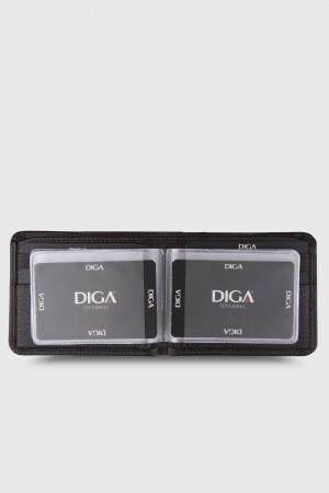 794 Model Gerçek Deri Lastikli Kahverengi Cüzdan - DİGA