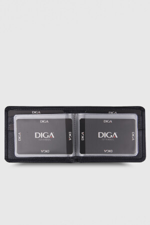 794 Model Gerçek Deri Lastikli Lacivert Cüzdan - DİGA